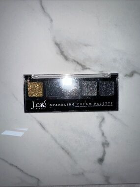 NIB J.Cat Sparkling Cream Palette - Glitter Multi-Color Eyeshadow